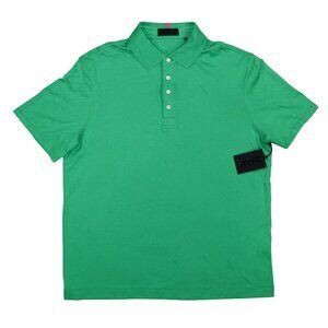 G/Fore XL 4-Button Short Sleeve Tech Cotton Blend Men's Polo Shirt NWT Clover